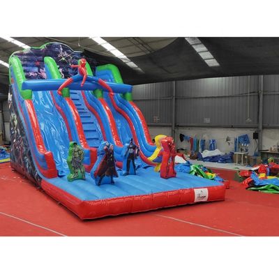 5-10 Passenger Capacity Double Lane Inflatable Dry Slide KRS 00-500kg