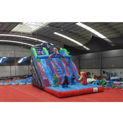 5-10 Passenger Capacity Double Lane Inflatable Dry Slide KRS 00-500kg