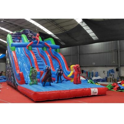 5-10 Passenger Capacity Double Lane Inflatable Dry Slide KRS 00-500kg