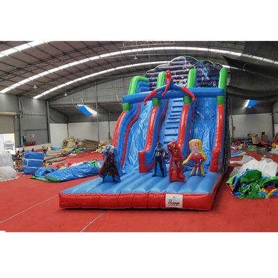 5-10 Passenger Capacity Double Lane Inflatable Dry Slide KRS 00-500kg