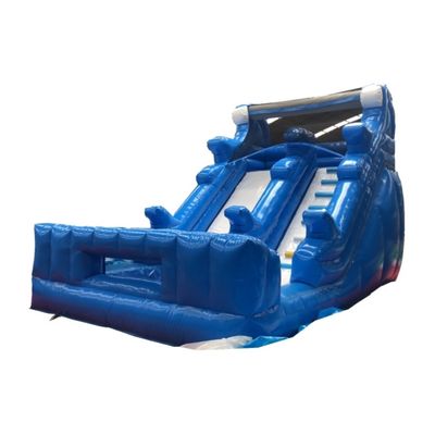 Commercial Inflatable Wet Slides with Pool and Air Blower Kid-Friendly Bouncer Castle