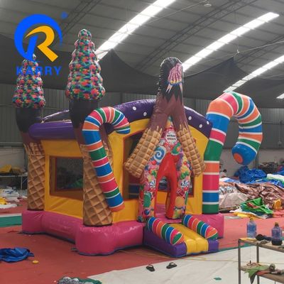 Blower Fun Candy Inflatable Bouncer Playground for Unisex Inflatable Playground