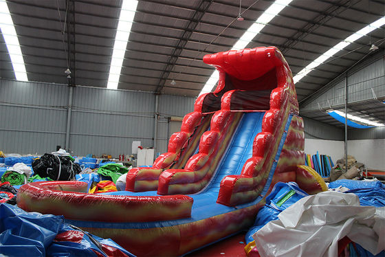 EN71/EN14960/CE Certified Inflatable Kid Water Slide Play Center for Outdoor