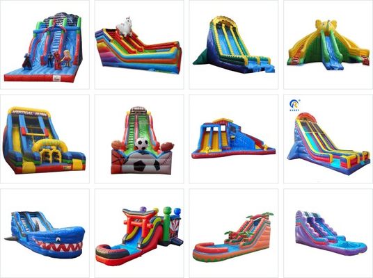 EN71/EN14960/CE Certified Inflatable Kid Water Slide Play Center for Outdoor