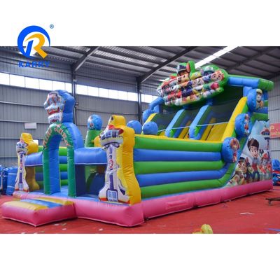 Blower and Repair Kit Included Paw Dog Patrol Theme Park Combo Castle Inflatable Bouncer