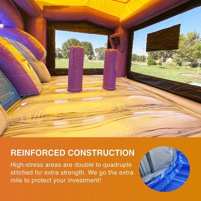 Thunder Water Slide and Purple Bounce House Repair Kits Included for Easy Maintenance