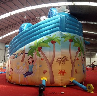 Digital Printing Baby Kids Inflatable Dubai Water Slide with Max Capacity 100-500kg