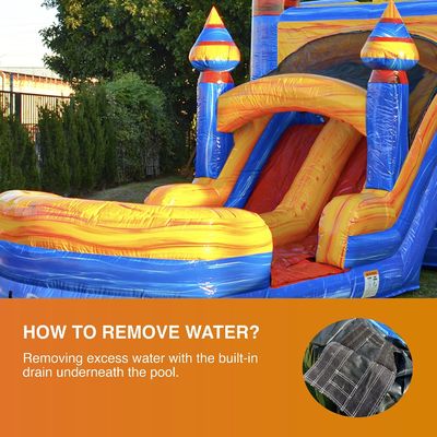Commercial Grade Inflatable Jumpy Bounce with Two Slides Wet Dry Blower Included Unisex