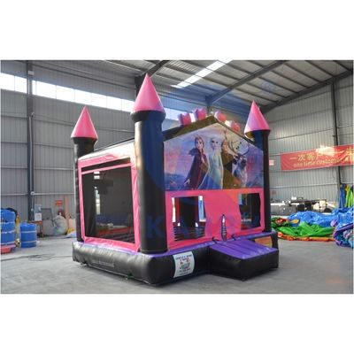 Module With Slide Bounce House for Sea Air Express Shipping and 0.55mm PVC Tarpaulin