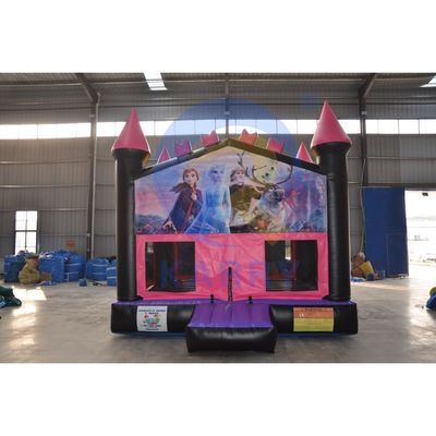 Module With Slide Bounce House for Sea Air Express Shipping and 0.55mm PVC Tarpaulin