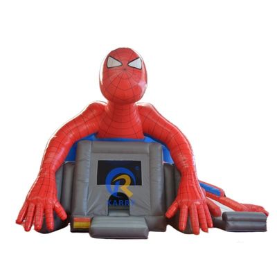 14 Years up Spiderman Inflatable Bouncer Jumping Castle with Water Slide