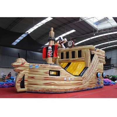Large Inflatable Pirate Bouncer Slide Popular Rental Water Slide with Bouncy Castle
