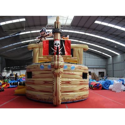 Large Inflatable Pirate Bouncer Slide Popular Rental Water Slide with Bouncy Castle