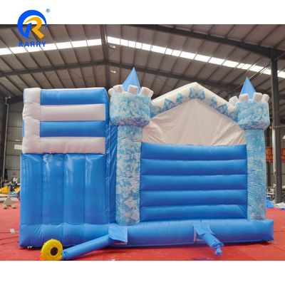 Unisex Kids Frozen Inflatable Bounce House with Slide Combo Repair Kits Included