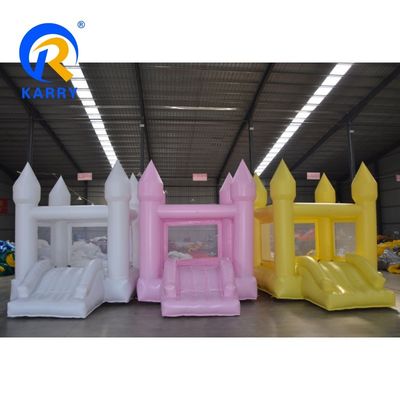 Colored Balls Inflatable Moon Mini Toddler Jumping Bounce House for Wedding Party Rental