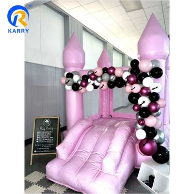 Gender Unisex Portable Custom Wedding Pink Inflatable Bounce Castle Toddler Bouncer