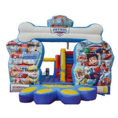 Unisex Inflatable Bouncer with Slide Design Cartoon Kids Inflatable Combo Bouncer