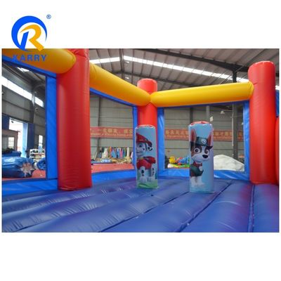 Unisex Inflatable Bouncer with Slide Design Cartoon Kids Inflatable Combo Bouncer