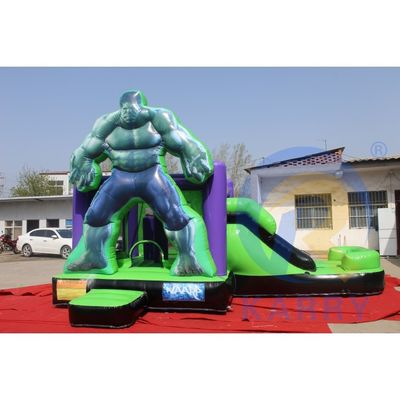 Party Rental Equipment Durable PVC Inflatable Bouncer with Slide and Customized Color