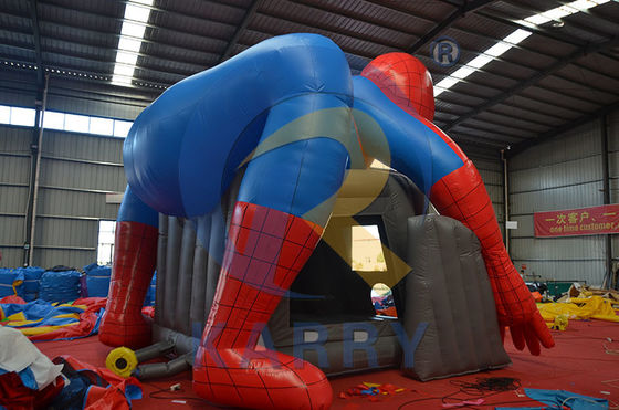 CE Blower and Repair Kit Included Popular Spider man Bouncy Slide Combo for Commercial