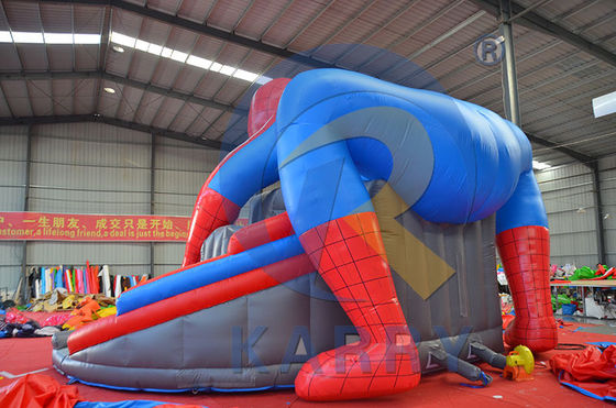 CE Blower and Repair Kit Included Popular Spider man Bouncy Slide Combo for Commercial