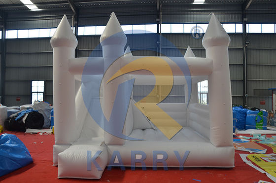 Customized Outdoor Playground Inflatable White Bounce House with Slide and Bouncy Castle
