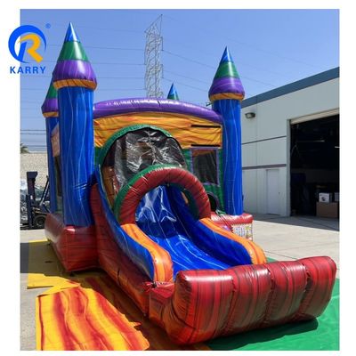 EN71/CE Certified Moonwalk Adult Inflatable Bounce House Combo for Outdoor Activities