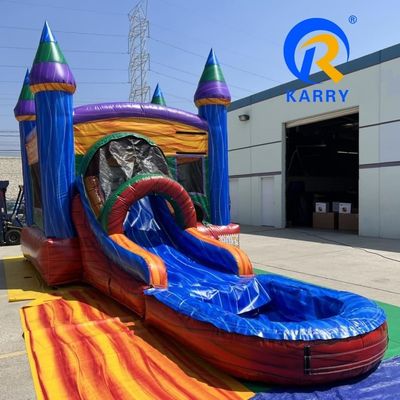Outdoor Inflatable Bouncy Castle Moonwalk for Children's Entertainment Rental