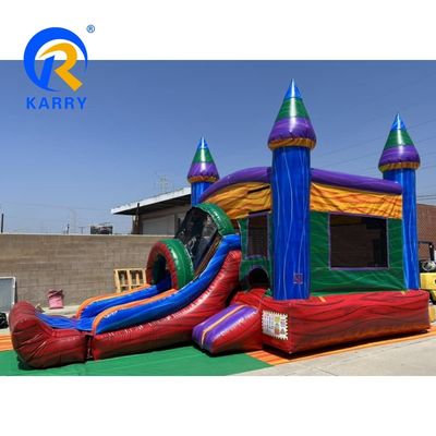 Outdoor Inflatable Bouncy Castle Moonwalk for Children's Entertainment Rental