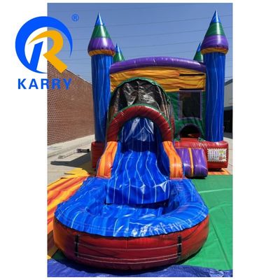 Outdoor Inflatable Bouncy Castle Moonwalk for Children's Entertainment Rental