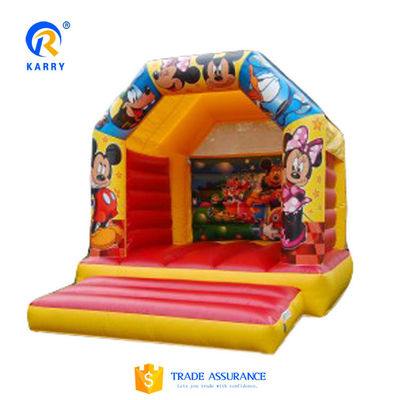 Party Rentals Residential Customized Mini Inflatable Castle Bounce House with Slide