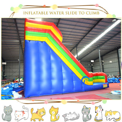 Accord the actual weight Inflatable Water Slide with Pool Combo Obstacle Double-Lane