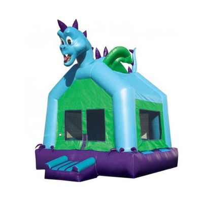 Custom Colorful PVC Inflatable Bouncy Castle with Water Slide Repair Kits Included