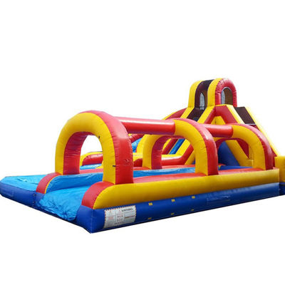 Max Capacity 100-500kg Commercial Long Slide with Pool Inflatable Water Slide Perfect