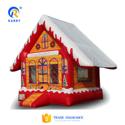 Unisex Amusement Park Toy Castle Commercial Inflatable Bounce House with Slide and Water
