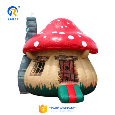 Unisex Amusement Park Toy Castle Commercial Inflatable Bounce House with Slide and Water