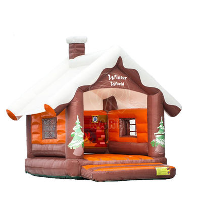 Unisex Amusement Park Toy Castle Commercial Inflatable Bounce House with Slide and Water