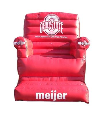 Age Range 14 Years Up Soft Inflatable PVC Chair Sofa with Logo Printing Customized