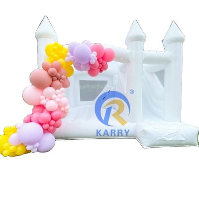 Castle Features Commercial Inflatable Bounce Party Wedding Bouncer with Bubble Pool