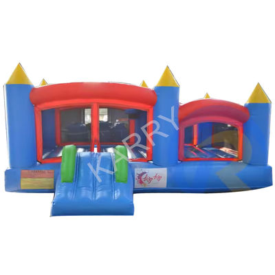 0.55mm PVC Tarpaulin Kids Inflatable Bouncer Bounce House with Slide and Jumping Castle