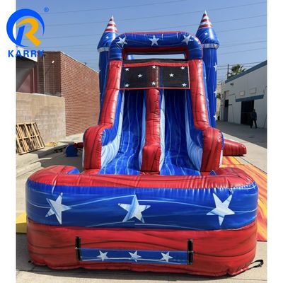 Inflatable Bouncer Slide and Swimming Pool Combo for British Style Entertainment