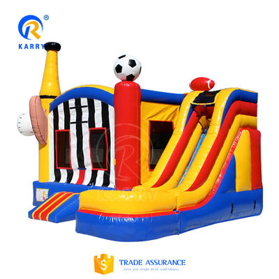 Manual Instruction Included Inflatable Bouncer Castle Slide Combo for Party Jumping