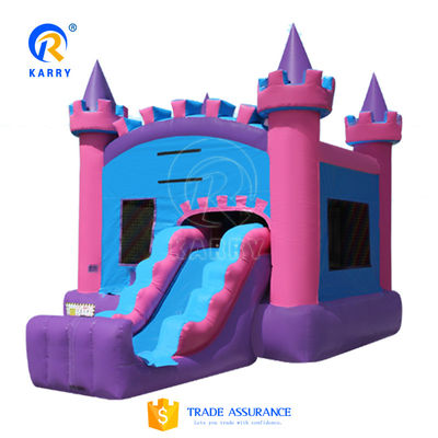 Manual Instruction Included Inflatable Bouncer Castle Slide Combo for Party Jumping