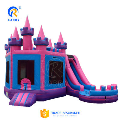 Manual Instruction Included Inflatable Bouncer Castle Slide Combo for Party Jumping