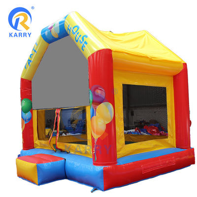 Outdoor Inflatable Bounce House with Water Slide Customized Colorful Inflatable Castle