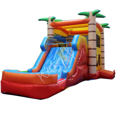 Customized Logo Acceptable Portable Inflatable Bounce House with Slide and Blower