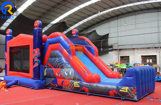Customized Logo Acceptable Portable Inflatable Bounce House with Slide and Blower