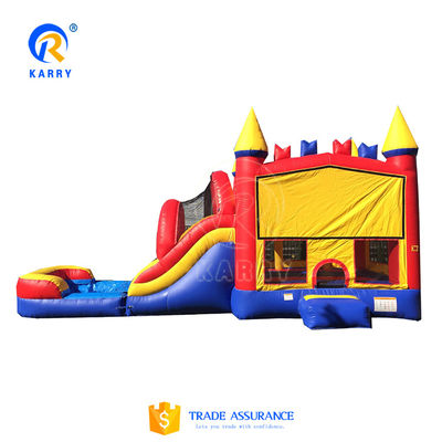 Commercial Rental Bouncy House with Water Pool and Blower Age Range 8 to 13 Years