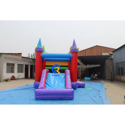 Repair Kits Included Adult Inflatable Bouncy Castle with Water Slide and Bouncer
