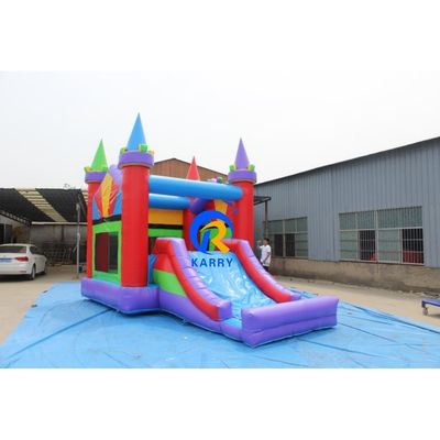 Repair Kits Included Adult Inflatable Bouncy Castle with Water Slide and Bouncer